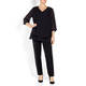 VERPASS GEORGETTE TUNIC BLACK
