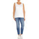 VERPASS STRETCH JERSEY VEST WHITE 