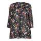 VERPASS DITSY FLORAL CHIFFON BLOUSE