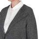 VERPASS RIBBED LUREX CARDIGAN IN CHARCOAL