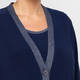 Verpass Twinset Navy with Lurex Trim 
