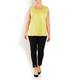 VERPASS SEQUIN TWINSET LEMON