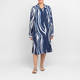 Verpass Wave Print Dress Blue 