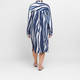 Verpass Wave Print Dress Blue 