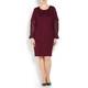 VERPASS DRESS KNITTED CHIFFON SLEEVE