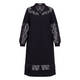 Verpass Lace Flower Insert Dress Black