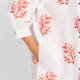 Verpass Coral Print Dress White 