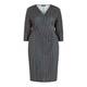 VERPASS CROSS-OVER FRONT PRINT DRESS