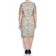 VERPASS gold embroidered lace DRESS