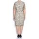 VERPASS gold embroidered lace DRESS