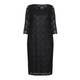 VERPASS BLACK STRETCHY LACE DRESS