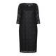 VERPASS BLACK STRETCHY LACE DRESS