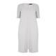 VERPASS dove grey tailored stretch DRESS