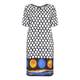 VERPASS abstract spot print DRESS