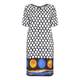 VERPASS abstract spot print DRESS