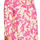 Verpass Geometric Print Shirt Dress Flamingo Pink 