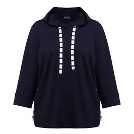 Verpass Hoodie Navy  - Plus Size Collection