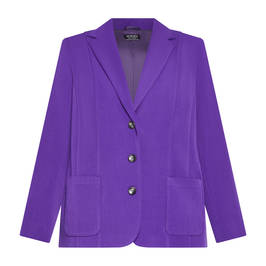 Verpass Single Breasted Blazer Jacket Purple - Plus Size Collection