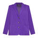 Verpass Single Breasted Blazer Jacket Purple