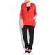 VERPASS RED COLLARLESS JACKET