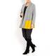 VERPASS yellow and grey colour block JACKET