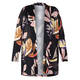 VERPASS LEAF PRINT JACKET BLACK