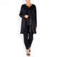 BEIGE LABEL BLACK SEQUIN LONG JACKET