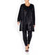 BEIGE LABEL BLACK SEQUIN LONG JACKET