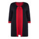 VERPASS LONG CARDIGAN WITH RED TIPPING