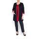 VERPASS LONG CARDIGAN WITH RED TIPPING