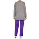 Verpass Knitted Tunic Purple and Grey 