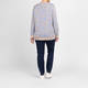 Verpass Leopard Print Knitted Tunic Blue and Beige