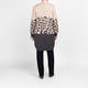 Verpass Leopard Print Cardigan Print Grey