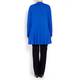 VERPASS royal blue long jersey CARDIGAN