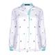 VERPASS WHITE SHIRT TROPICAL EMBROIDERY