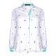VERPASS WHITE SHIRT TROPICAL EMBROIDERY