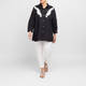Verpass Linen Shirt with Yoke Embroidery Black