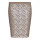 VERPASS gold lace pencil SKIRT