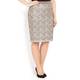 VERPASS gold lace pencil SKIRT