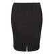 VERPASS BLACK TECHNO STRETCH PENCIL SKIRT