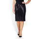 VERPASS BLACK SEQUIN PENCIL SKIRT