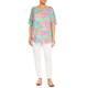 Verpass Abstract Coral Print Jersey T-shirt 