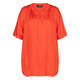 Verpass Satin Viscose Top Coral 