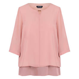 Verpass Layered Tunic Pink  - Plus Size Collection