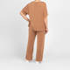 Verpass Metallic Elasticated Top Gold