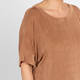 Verpass Metallic Elasticated Top Gold