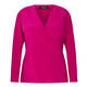 VERPASS JERSEY TOP CROSS-OVER CERISE