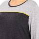 VERPASS black and grey colour block TOP with amber detail