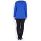 VERPASS ROYAL BLUE SCOOP NECK JERSEY TOP