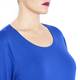 VERPASS ROYAL BLUE SCOOP NECK JERSEY TOP